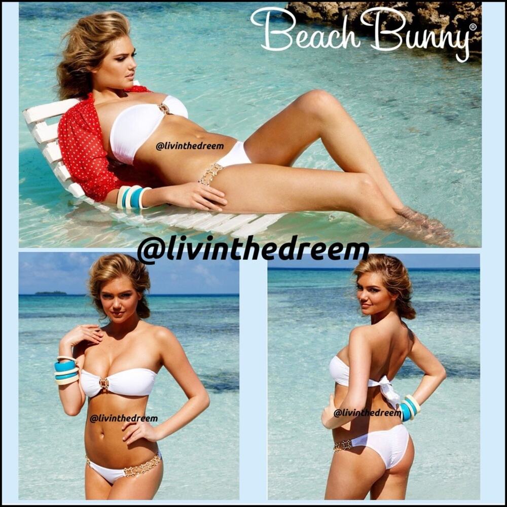 BEACH BUNNY 2012 KATE UPTON BRIDAL BIKINI XL SET